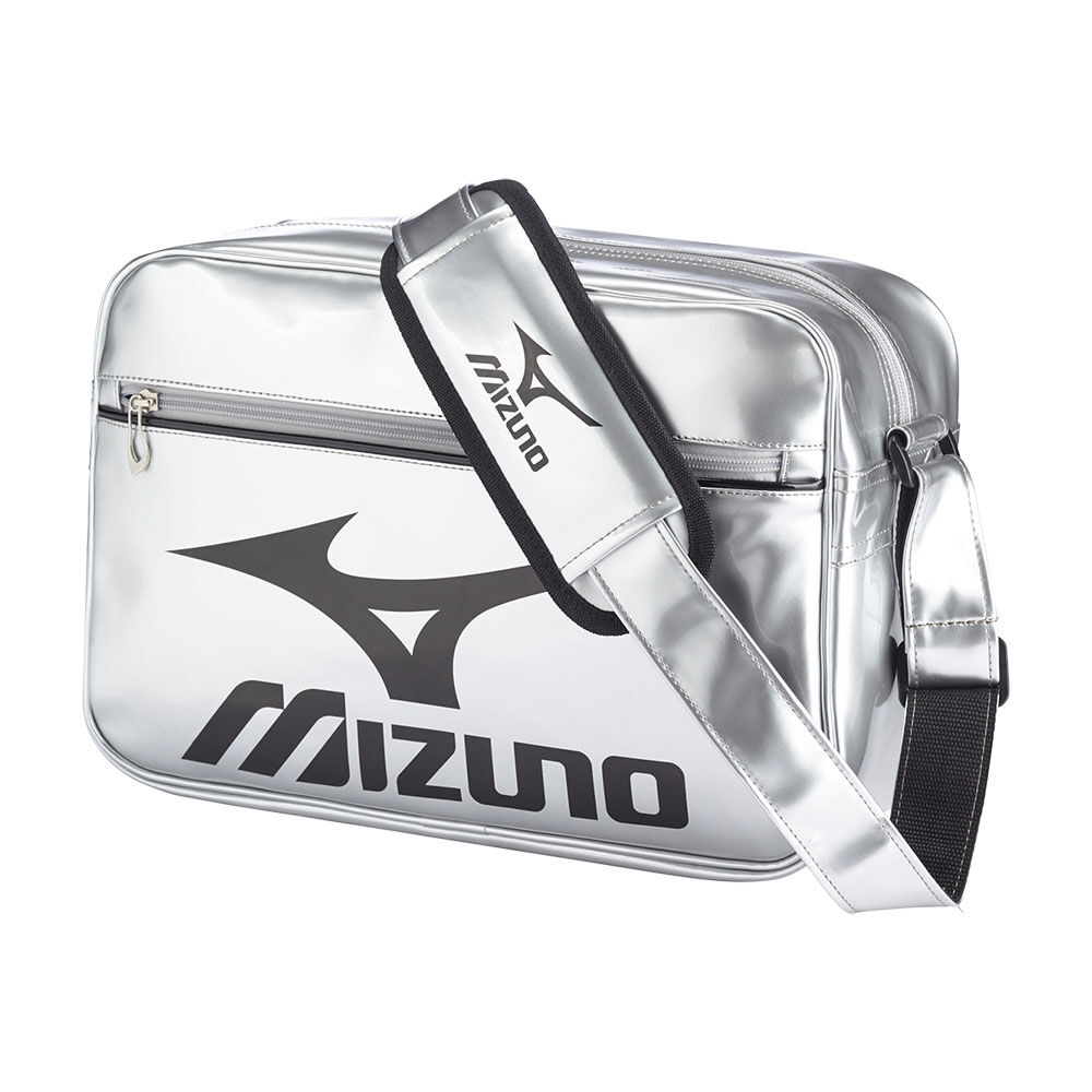 Mizuno Men's RB Enamel S Bag Silver/Black (K3EY6W9403-FBR)